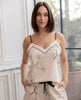Sapphire Parisian Chic Print Cami and Shorts Set