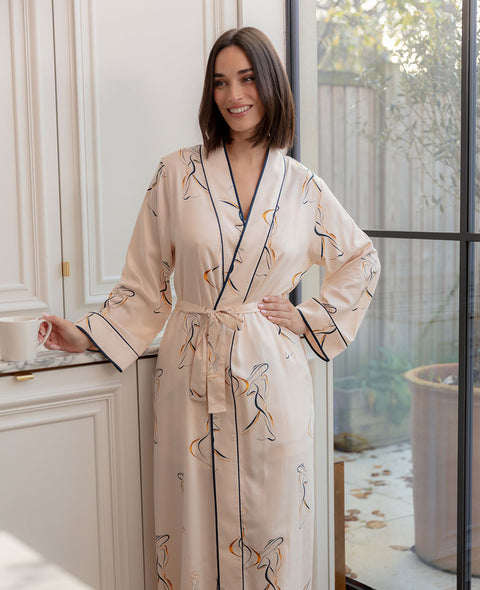 luxury female dressing gowns Women's Plus Size Robes