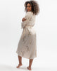 Sapphire Parisian Chic Print Long Dressing Gown