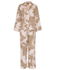 Amber Elephant Print Wide Leg Pyjama Set