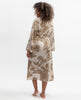 Amber Elephant Print Long Dressing Gown