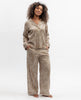 Amber Contour Print Wide Leg Pyjama Set