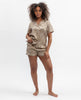 Amber Contour Print Shorty Set
