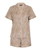 Amber Contour Print Shorty Set