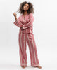 Ruby Printed Stripe Wide Leg Pyjama Set