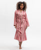 Ruby Printed Stripe Long Dressing Gown