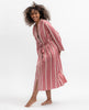 Ruby Printed Stripe Long Dressing Gown