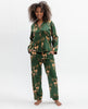 Emerald Prancing Deer Print Pyjama Set