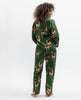 Emerald Prancing Deer Print Pyjama Set