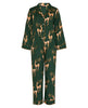 Emerald Prancing Deer Print Pyjama Set