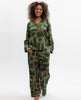 Emerald Geo Print Wide Leg Pyjama Set