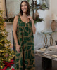 Emerald Geo Print Long Nightdress