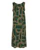 Emerald Geo Print Long Nightdress
