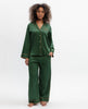 Emerald Green Wide Leg Pyjama Set