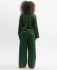 Emerald Green Wide Leg Pyjama Set