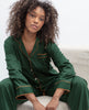 Emerald Green Wide Leg Pyjama Set
