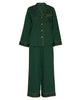 Emerald Green Wide Leg Pyjama Set
