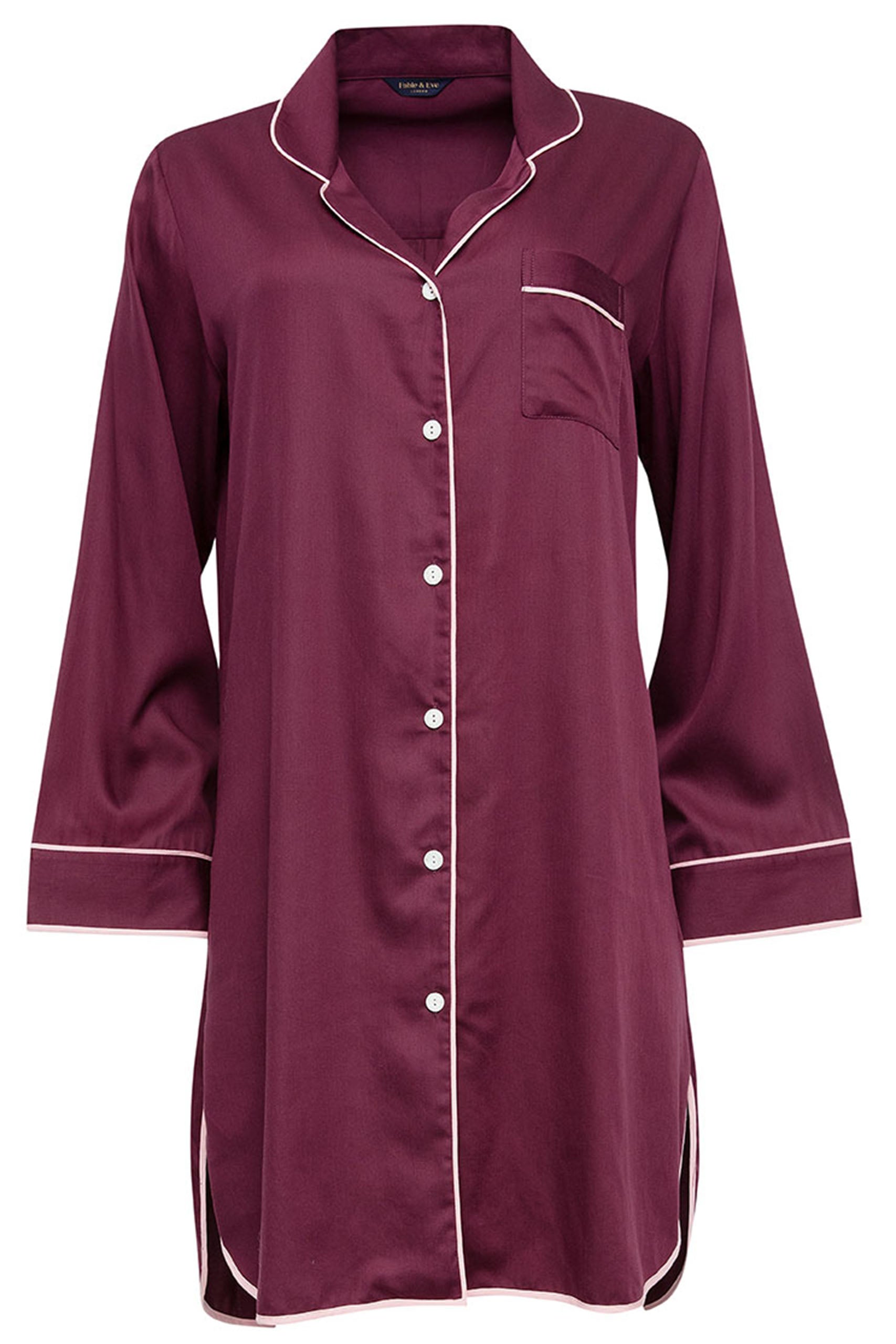 burgundy nightshirt