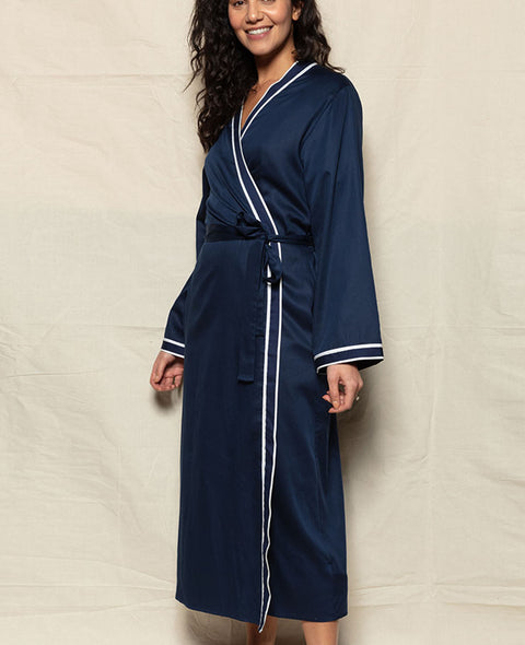 navy dressing gown