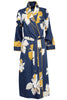 Notting Hill Floral Print Long Dressing Gown