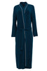 Robe de chambre longue en jersey Livaeco bleu marine Spitalfields