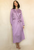 lilac long dressing gown
